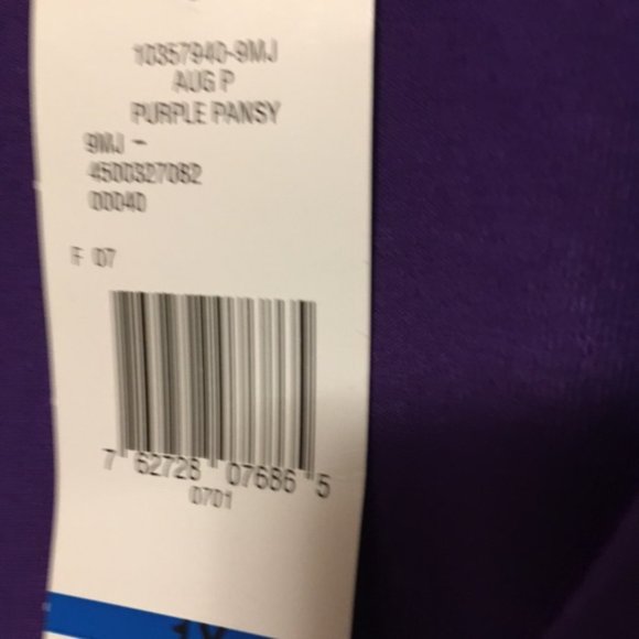 Jones New York Signature Woman Purple Top, NWT, 1X - Picture 5 of 12